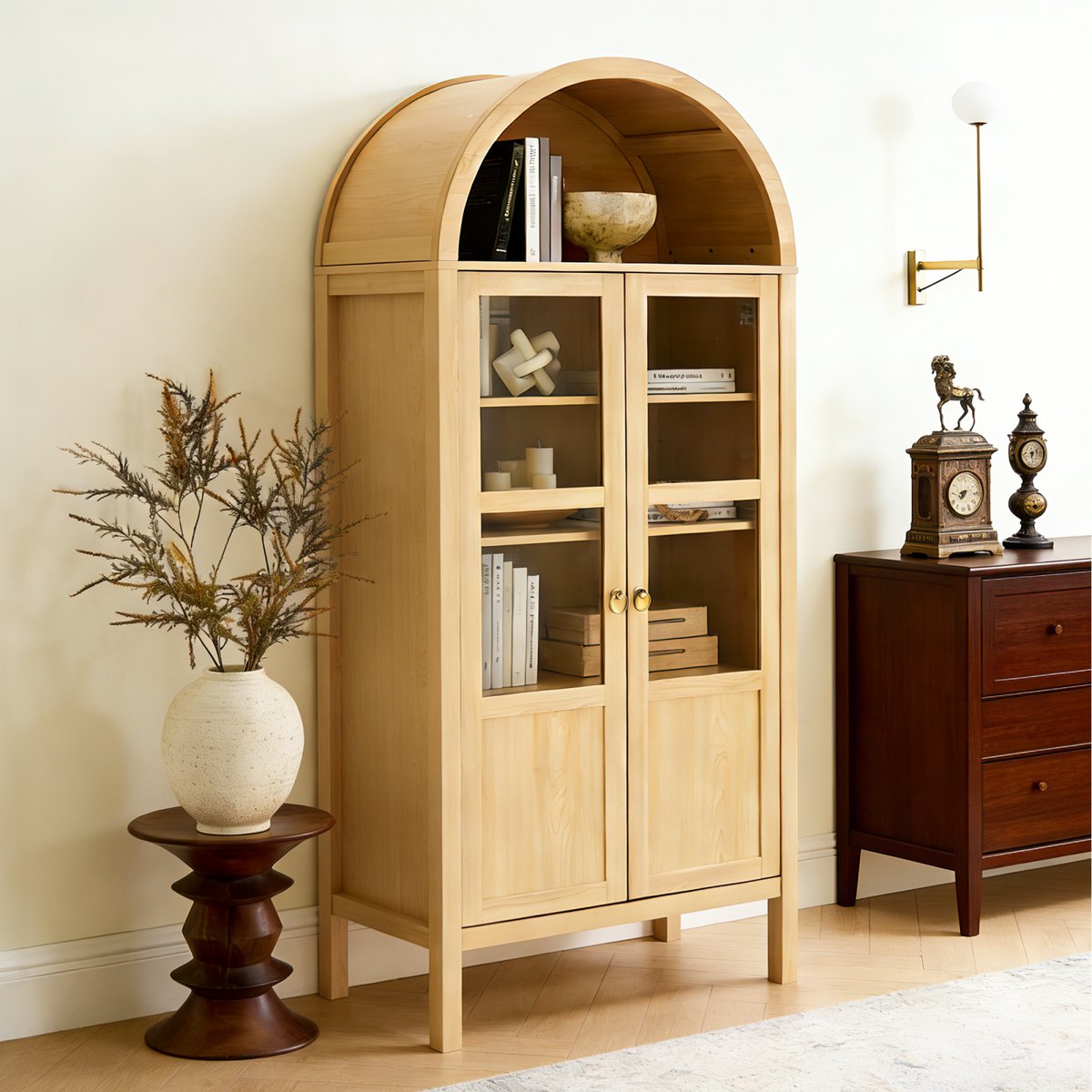 Arched Display Cabinet